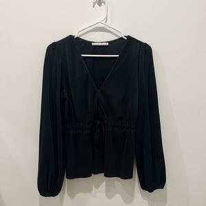 Abercrombie black blouse